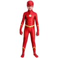 thumbnail image 2 of Vestido de fantasía para fiesta de carnaval, conjunto de máscara con casco, Flash Man, disfraz de Cosplay para niños, 2 of 5