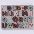 thumbnail image 5 of Rompecabezas del alfabeto de silicona, juguetes del alfabeto con forma de rompecabezas ABC con tablero de rompecabezas y bloques de letras suaves para niños pequeños, preescolar Montessori, 5 of 5
