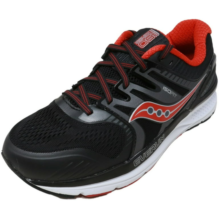Saucony Men s Redeemer Iso 2 Grey Black Red Ankle High Leather Running 9 W Walmart