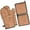 White-1, variant on Leopard Print Oven Mitts and Pot Holders Set Of 4, Heat Resistant Kitchen Gloves with Non-Slip Grip, Hanging Loop, Soft Cotton Lining for Baking, Cooking, Grilling, Barbecue