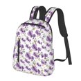 thumbnail image 2 of Daiia Orchids Flowers School Backpack for Men and Women Lightweight Backpack Durable Backpack Water-Resistant,Travel,Work Bag, 2 of 9