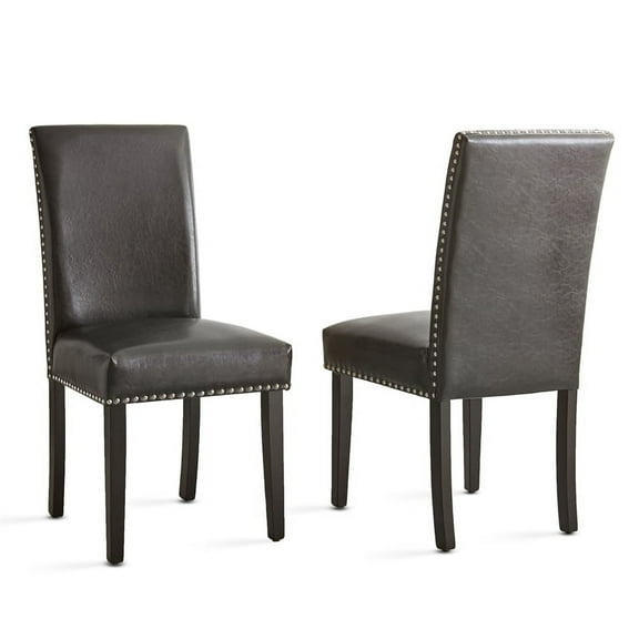 Steve Silver Verano Indoor Set of 2 Dining Side Chair, Black