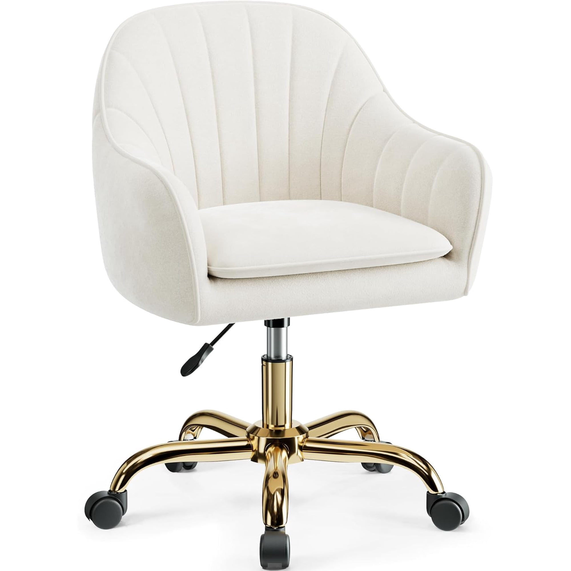 luxurious velvet office chair with product