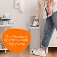 thumbnail image 5 of Cubeta para pañales Diaper Genie Select de acero inoxidable gris, 5 of 5