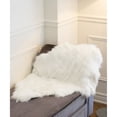 thumbnail image 4 of Luxe Gordon Faux Sheepskin Single Rug 1-Piece 2x3 3, 4 of 5