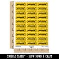 thumbnail image 2 of Do Not Bend Artwork Enclosed Sticker Set - Yellow - Gloss Finish - 1.75" Medium, 2 of 7