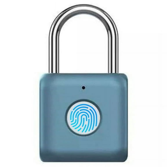 Waterproof Biometric Fingerprint Lock Keyless Door Anti-Theft Security USB Rechargeable Padlock