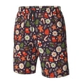 thumbnail image 5 of Kdxio Winter Holiday Christmas Pattern Mens Casual Shorts - Drawstring Summer Beach Sports Shorts for Men, 5 of 9