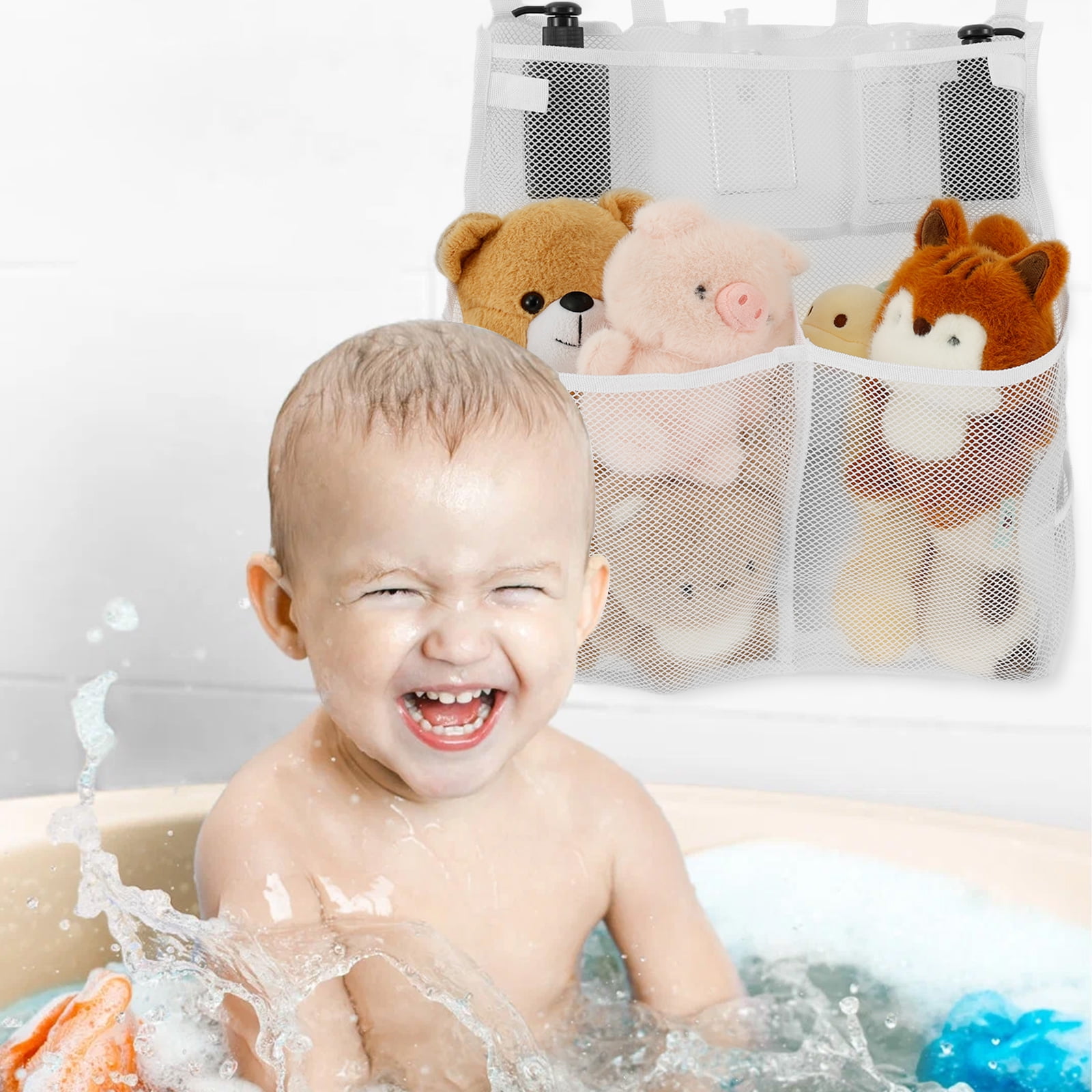 Baby Shark 6 Bin Design and Store Toy Organizer by Delta Children