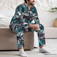 thumbnail image 7 of Fotbe snow board colorful Pattern Long Sleeve Pajama Set for Men,Sleepwear Set,2-piece Loungewear Set,Soft PJs Comfy Nightwear with Pockets-XX-Large, 7 of 7