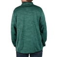 thumbnail image 4 of Realtree Men's Fleece Quarter Zip Pullover Sweatshirt in Green, Sizes S-2XL, 4 of 6