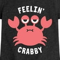 thumbnail image 3 of Instant Message - Feelin Crabby - Toddler & Youth Girls Short Sleeve Graphic T-Shirt, 3 of 6