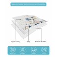 thumbnail image 5 of Navy Blue Spring Floral Full Size Down Alternative Comforter,Lightweight Comforter Quilt Bedding Set with Pillow Shams Elegant Pastoral Flowers Watercolor Bed Comforter Duvet Insert 78"x90", 5 of 7