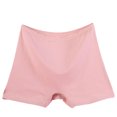 thumbnail image 2 of HKYNLAG Womens Cotton Boxer Briefs Plus Size Underwear Women Stretchy High Waisted Boyshort Panties Soft Comfortable Underwear Light pink 3XL, 2 of 3