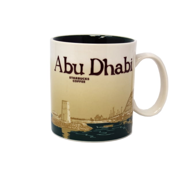 Starbucks Abu Dhabi Global Icon Mug, 16 Oz