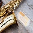 thumbnail image 3 of 10Pcs Beige Wooden Saxophone Reeds for Bb Soprano Saxophone Accessories Practice Performance, 3 of 8