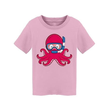 

Octopus Scuba Diver Design T-Shirt Toddler -Image by Shutterstock 3 Toddler