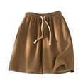 thumbnail image 2 of pstuiky Abreviatura para hombres, Pantalones cortos casuales, cómodos, con bolsillos sólidos, con cordón y vendaje para hombre Pantalones cortos de entrenamiento, 2 of 3