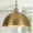 Brushed Gold, variant on Modern Pendant Light, 18"Farmhouse Pendant Light Industrial Large Dome Brushed Gold Chandelier Ceiling Hanging Lighting for Dining Room Kitchen Island Bar Hallway Entryway
