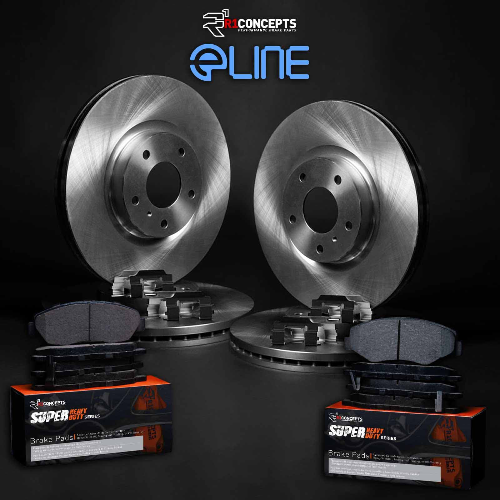 R1 Concepts R1 Concepts Brake Rotor Blank With Sup Dty Pads & Hdw Fits select: 2009-2020 CHEVROLET EXPRESS G3500, 2009-2020 GMC SAVANA