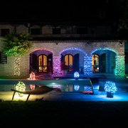 Twinkly Strings App Controlled Green Wire Christmas Light String Indoor and Outdoor Smart Home Lighting Decoration, Multicolor, 150 RGB LED, 39.5ft