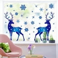 thumbnail image 7 of LINLIN Christmas Window Stickers, 10 Sheets Christmas Elk Snowflake Wall Stickers Christmas Window Decorations DIY Window Door Stickers for Home Shop Party Christmas Decorations, 7 of 7