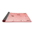 thumbnail image 2 of Ahgly Company Indoor Rectangle Solid Red Modern Area Rugs, 4' x 6', 2 of 4