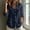 #0215-Navy, variant on Womens Button Down Shirt Linen Button Up Shirts for Women Long Sleeve Summer Shirt Collared Blouse Linen Tops