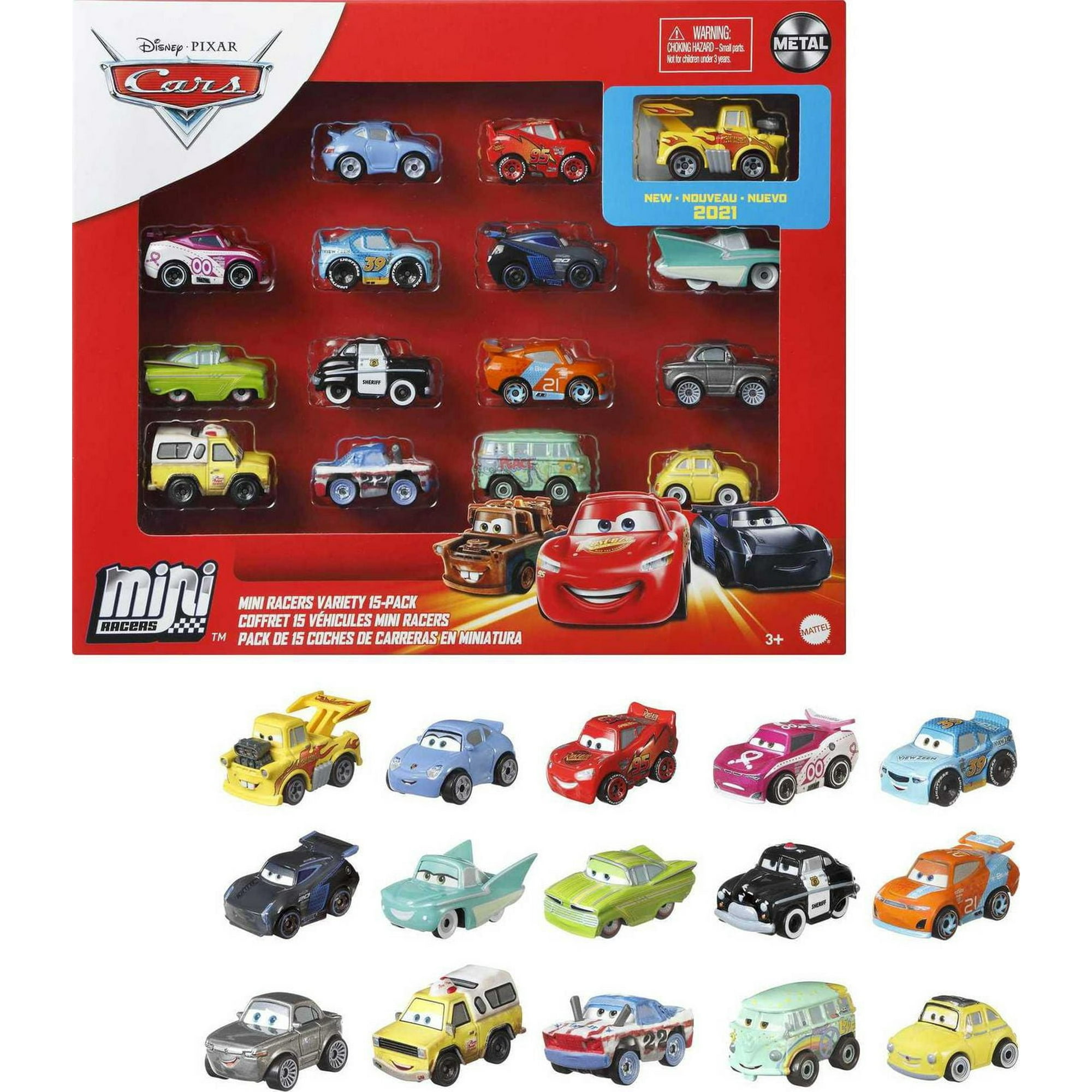 Disney Pixar Cars Mini Racers Variety 15-Pack - Walmart.ca