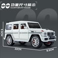 thumbnail image 3 of 1:24 Big G G63 coche en miniatura de aleación grande, vehículo todoterreno de seis puertas con sonido y luz, coche de juguete para niños, 3 of 5