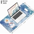 thumbnail image 2 of Desk Mat, Large Mouse Pad, 31.5" x 11.8" XXL Extended Gaming Mousepad, Desktop Decor Desk Pad, Cute Men Women Office Supplies and Accessories, XL Mouse Pad for Laptop & Keyboard, Ink Abstract Art, 2 of 4