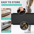 thumbnail image 2 of FICISOG Dog Ramp for Car, 16" to 28" Height Adjustable Pet Ramp for High Bed Couch, Folding Portable Dog Ramp for Small, Old Pet with Upgraded Non-Slip Rubber Surface, Black | Up to 200lb, 2 of 10