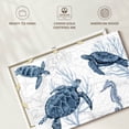thumbnail image 6 of Elephant Stock Deep Blue Sea I On White Wall Art - Horizontal Canvas Wall Art - Hallway Wall Decor - Animal Canvas - White And Blue Decor By Tara Reed - 36" x 24", 6 of 8