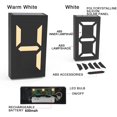thumbnail image 3 of LINLIN 2Pack Solar House Number Light Outside,Waterproof Led Light Up Address Mailbox Door Signs Illumination Doorplate Solar Night Lamp House Number Outdoor Lighting Porch Lights, 3 of 7