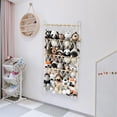 thumbnail image 2 of Wall Hanging Organizer Stuffed Animal Toy Net Hammock Nursery Plush Toy Storage Boho Macrame,purple, 2 of 5