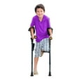 thumbnail image 2 of Ergobaum Junior Ergonomic Forearm Crutches- Juvenile- Black, 2 of 3