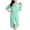 Green, variant on Robe Sets for Women Satin Robe with Nightgown 2 Piece Sleepwear Cami Nightwear Bridesmaid Robes Ladies Cotton Nightgown Dark Blue One Size