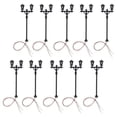 thumbnail image 3 of segolike 10 Pieces Model Railway Train Lamp Post Lights Model Railway Lamp Garden Street Upward, 3 of 7