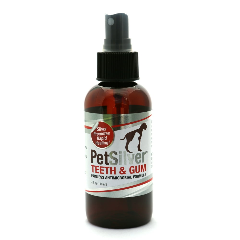 PetSilver Teeth & Gum Spray for Dogs and Cats Vet Formulated