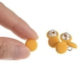 thumbnail image 4 of Unique Bargains 10pcs 16L Fabric Cloth Covered Button 10mm Round Metal Shank Sewing Buttons for Suits Dress Blouses, Yellow, 4 of 5