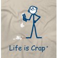 thumbnail image 2 of Life Is Crap Ice Cream Good Life Funny T Shirts Gift Ideas T-Shirt Tee by Life Is Crap, 2 of 2