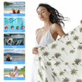 thumbnail image 5 of Tropical Palm Trees Floral Beach Towels Blanket Soft&Absorbent Quick Dry Microfiber Vintage Summer Beach Trees Pool Towels for Swimming ,Yoga, Sports, Gym, Camping,Large 30X60in,, 5 of 8