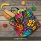 thumbnail image 5 of Easygdp Butterfly Garden Bolsa Tote para Mujer, Bolso de Hombro para Trabajo, Playa, Viajes, Compras y Supermercado, 5 of 7