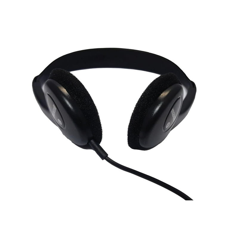 Maxell On-Ear Headphones, Black, HP-100M - Walmart.com