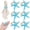 Blue, variant on Scheam 6 Pcs Woven Rattan Napkin Rings,Starfish Napkin Ring Holders,White Sea Star Serviette Buckles,Rustic Coastal Beach Themed Dining Table Decor,for Wedding Party Birthday