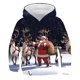 thumbnail image 1 of Sudaderas con capucha Kawaii con estampado 3D de Navidad, sudaderas con muñecos de nieve y Papá Noel, sudaderas con capucha unisex para niños y niñas, sudaderas con capucha de gran tamaño a la moda pa, 1 of 5