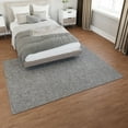 thumbnail image 4 of Ottomanson Non-Slip Area Rug for Living Room 5' x 6'6" Stain-Resistant Low Pile Floor Carpet, Gray, 4 of 8