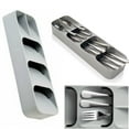 thumbnail image 6 of Musement Drawer Cutlery Organizer Tray Kitchen Storage Holder Rack for Cutlery Silverware - Gray, Multi-Purpose Kitchen Storage and Organization Solution, 6 of 8