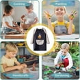 thumbnail image 5 of ZXLBBD Kids Art Smock with Long Sleeves Painting Apron for Child Boys Girls Craft Protective Coverall with Pocket Casual Cozy Breathable, 5 of 5