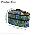 thumbnail image 6 of HELLHERO Iron Organizer for Clothing Ironing Machines Travel Steam Iron Case with Zipper Closure Cat Floral Pattern, Bag Only, 6 of 6
